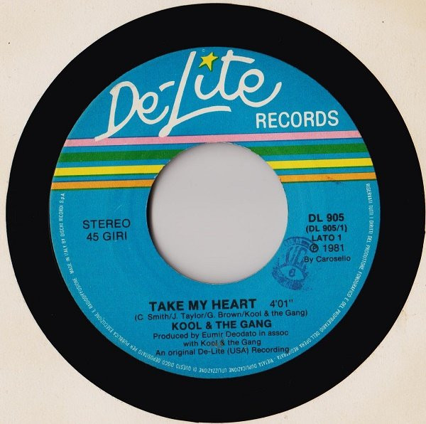 Kool & The Gang - Take My Heart / Just Friends | De-Lite Records (DL 905) - 3