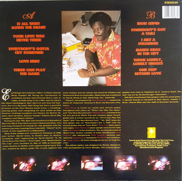 Earl King & Roomful Of Blues - Glazed | Demon Records (FIEND 87) - 2
