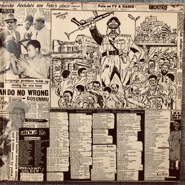 Fela Kuti & His Africa 70 - Unknown Soldier | Skylark Records (SKLP 003) - 2