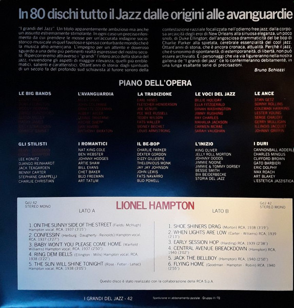 Lionel Hampton - Lionel Hampton | Fabbri Editori (GdJ 42) - 2 Lionel Hampton - Lionel Hampton | Fabbri Editori (GdJ 42) - 2