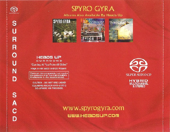 Spyro Gyra - Wrapped In A Dream | Heads Up International (HUSA 9107) - 3