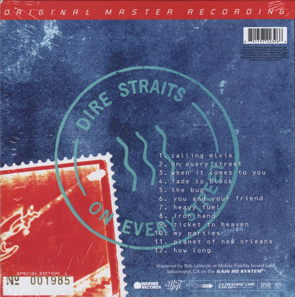 Dire Straits - On Every Street | Mobile Fidelity Sound Lab (UDSACD 2239) - 2