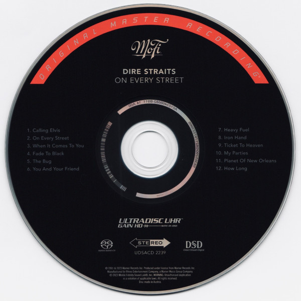 Dire Straits - On Every Street | Mobile Fidelity Sound Lab (UDSACD 2239) - 3