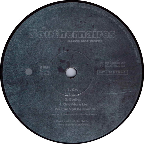 The Southernaires - Deeds Not Words | Go! Discs (828 261-1) - 4