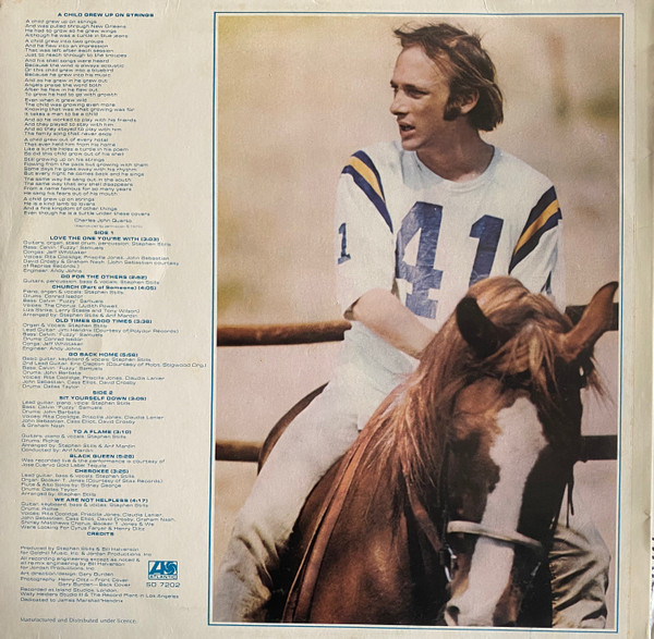 Stephen Stills - Stephen Stills | Atlantic (SD 7202) - 2 Stephen Stills - Stephen Stills | Atlantic (SD 7202) - 2