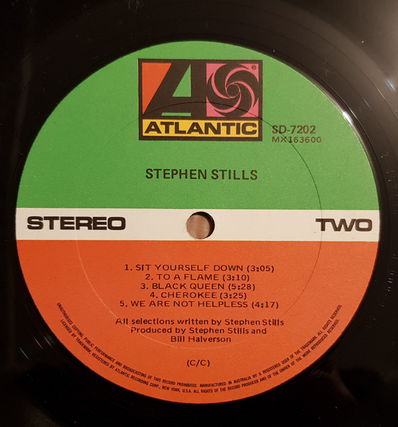 Stephen Stills - Stephen Stills | Atlantic (SD 7202) - 4 Stephen Stills - Stephen Stills | Atlantic (SD 7202) - 4