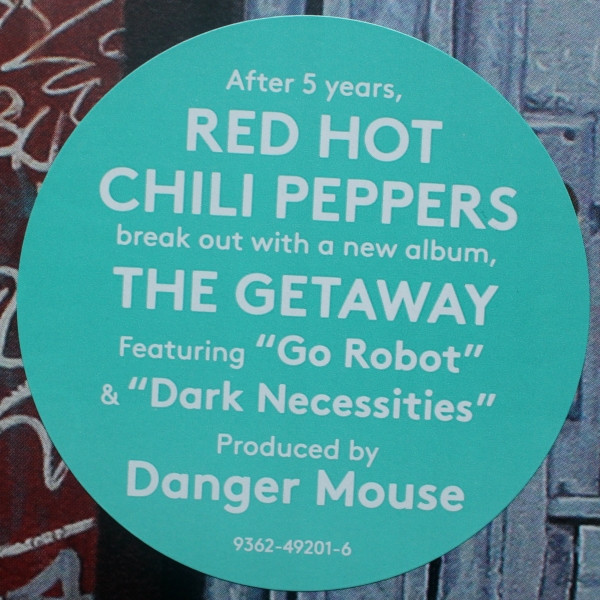 Red Hot Chili Peppers - The Getaway | Warner Bros. Records (9362-49201-6) - 3 Red Hot Chili Peppers - The Getaway | Warner Bros. Records (9362-49201-6) - 3