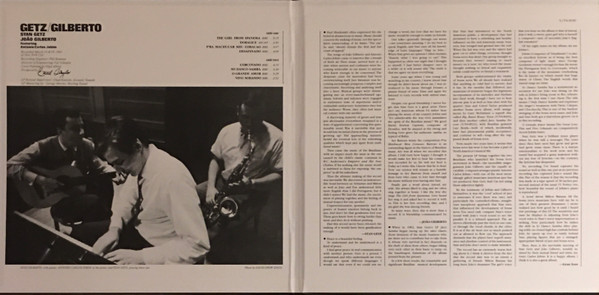 Stan Getz / João Gilberto Featuring Antonio Carlos Jobim - Getz / Gilberto LP | Verve Records (B0031690-01)