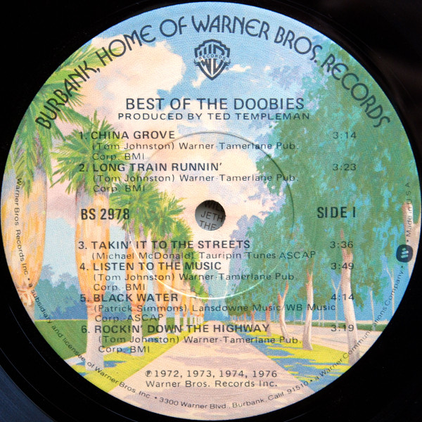 The Doobie Brothers - Best Of The Doobies | Warner Bros. Records (BS 2978) - 3