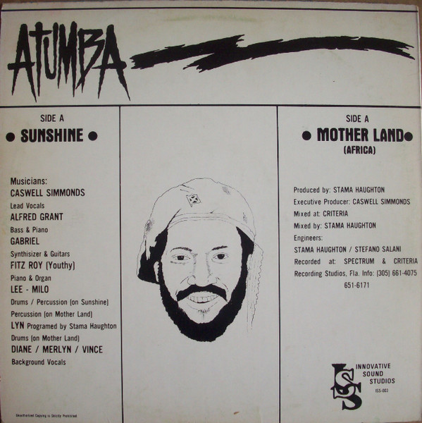 Atumba - Mother Land (Africa) | Innovative Sound Studios (ISS-003) - 2