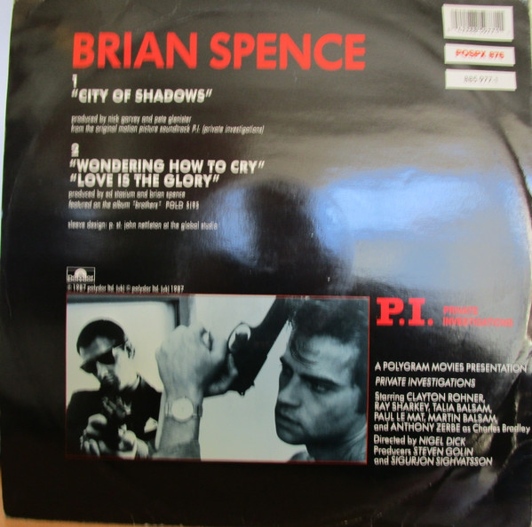 Brian Spence - City Of Shadows | Polydor (POSPX 876) - 2