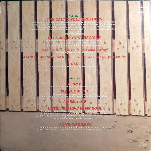 Kevin Rowland & Dexys Midnight Runners - Too-Rye-Ay | Mercury (6359 097) - 2