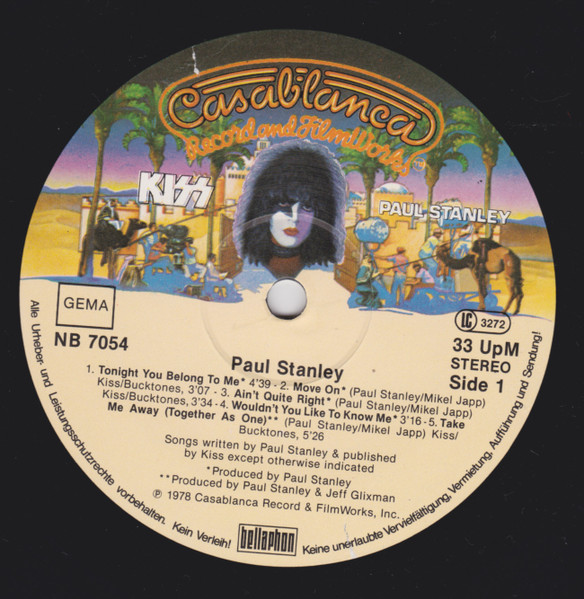 Kiss , Paul Stanley - Paul Stanley | Casablanca (NB 7054) - 3