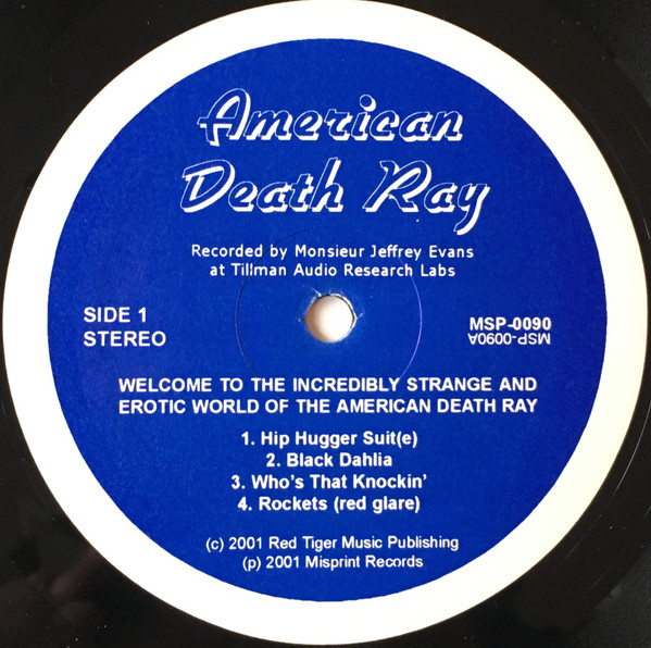 Viva L'American Death Ray Music - Welcome To The Incredibly Strange And Erotic World Of The American Death Ray | Misprint Records (MSP-0090) - 3