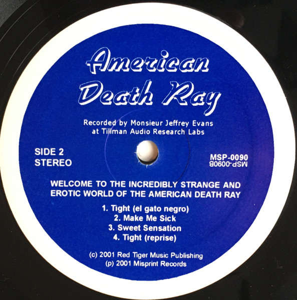 Viva L'American Death Ray Music - Welcome To The Incredibly Strange And Erotic World Of The American Death Ray | Misprint Records (MSP-0090) - 4