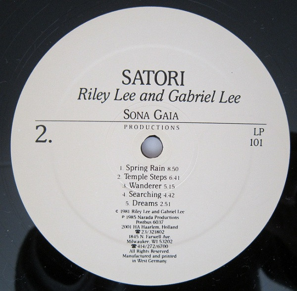 Riley Lee , Gabriel Lee - Satori (Zen Meditation Music Shakuhachi And Koto) | Sona Gaia Productions (LP-101) - 4