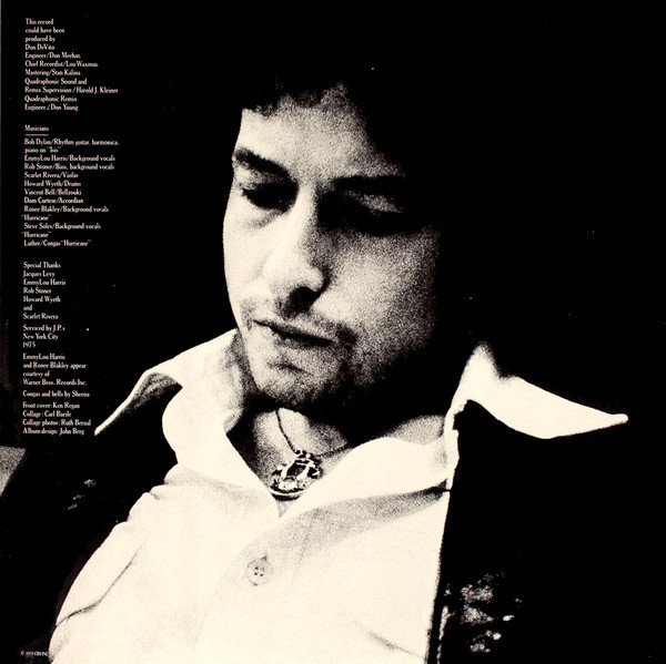 Bob Dylan - Desire | CBS (CBS 86003) - 3
