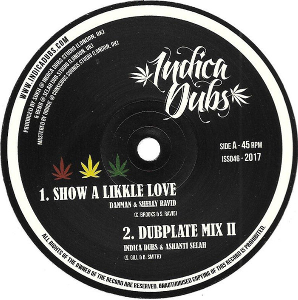Dan Man & Shelly Ravid - Show A Likkle Love | Indica Dubs (ISS046) - main