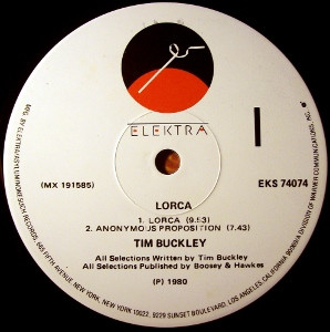 Tim Buckley - Lorca | Elektra (EKS 74074) - 3 Tim Buckley - Lorca | Elektra (EKS 74074) - 3