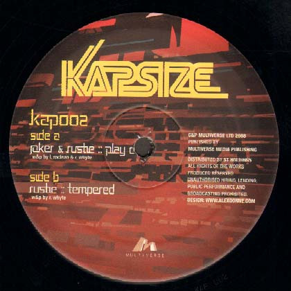 Joker & Rustie - Play Doe / Tempered | Kapsize (kap002)