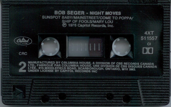 Bob Seger And The Silver Bullet Band - Night Moves | Capitol Records (4XT-511557) - 4 Bob Seger And The Silver Bullet Band - Night Moves | Capitol Records (4XT-511557) - 4