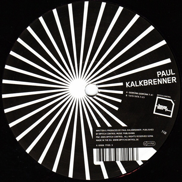 Paul Kalkbrenner - Tatü-Tata | BPitch Control (BPC 110)