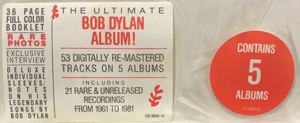Bob Dylan - Biograph | Columbia (C5X 38830) - 3 Bob Dylan - Biograph | Columbia (C5X 38830) - 3