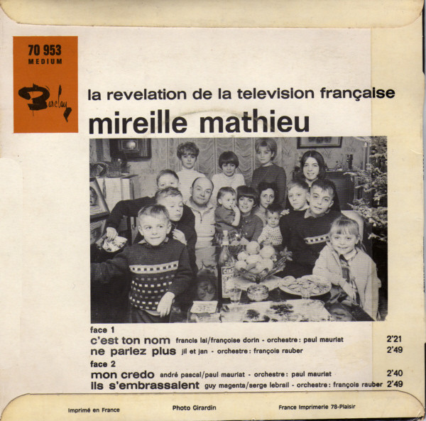 Mireille Mathieu - C'est Ton Nom | Barclay (70953) - 2