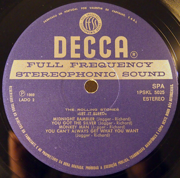The Rolling Stones - Let It Bleed | Decca (1PSKL 5025) - 3
