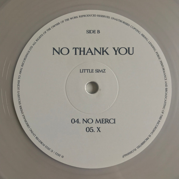 Little Simz - No Thank You | Forever Living Originals (FLO00016LP) - 2
