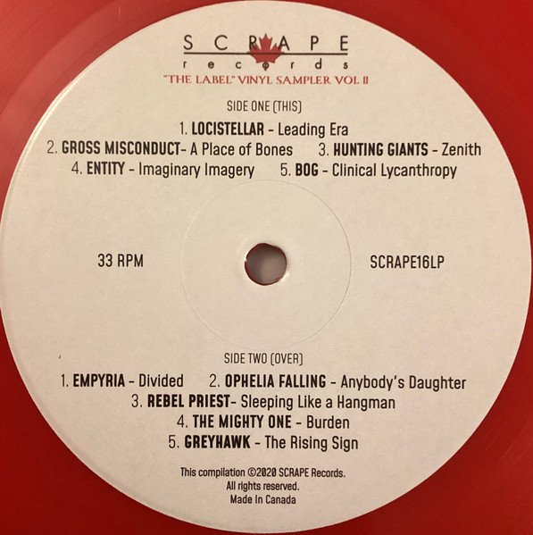 Various - "The Label" Vinyl Sampler Vol. II | Scrape Records (SCRAPE16LP) - 3