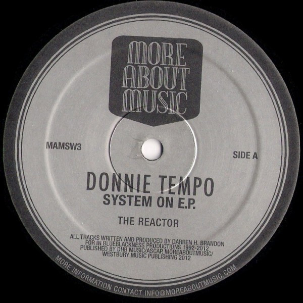 Donnie Tempo - System On E.P. | Moreaboutmusic (MAMSW3) - 2