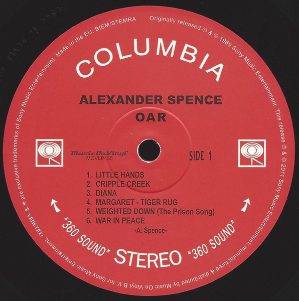 Alexander Spence - Oar | Music On Vinyl (MOVLP435) - 3