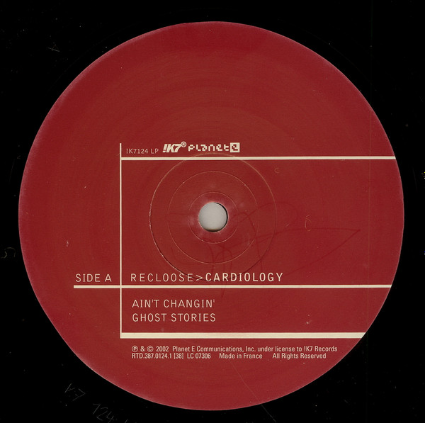 Recloose - Cardiology | !K7 Records (!K7124 LP) - 3