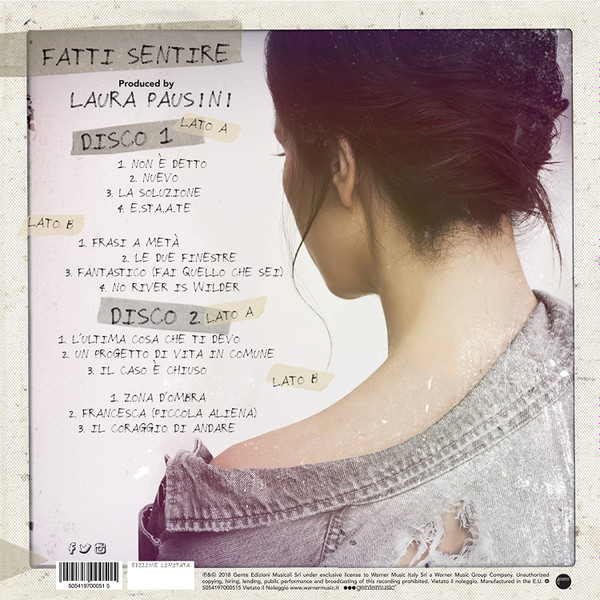 Laura Pausini - Fatti Sentire | Atlantic (5054197000515) - 2
