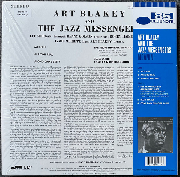 Art Blakey & The Jazz Messengers - Moanin' | Blue Note (BST-84003) - 2 Art Blakey & The Jazz Messengers - Moanin' | Blue Note (BST-84003) - 2
