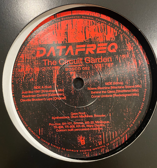 Datafreq - The Circuit Garden | Bosconi Records (Bosco052)