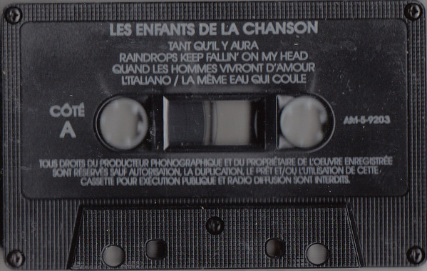 Les Enfants De La Chanson - Les Enfants De La Chanson Vol 1 | Not On Label (AM-5-9203) - 3 Les Enfants De La Chanson - Les Enfants De La Chanson Vol 1 | Not On Label (AM-5-9203) - 3
