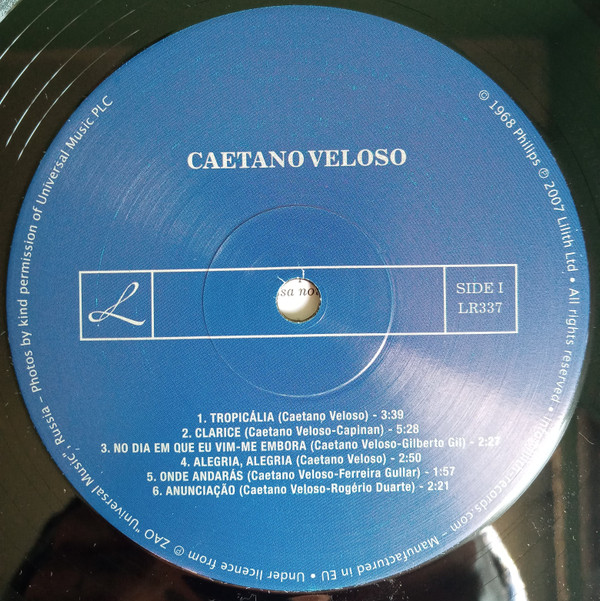 Caetano Veloso - Caetano Veloso | Lilith (LR337) - 2