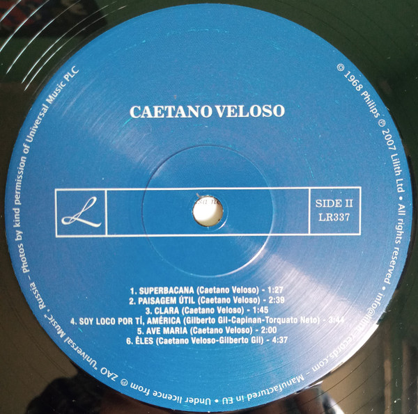 Caetano Veloso - Caetano Veloso | Lilith (LR337) - 3