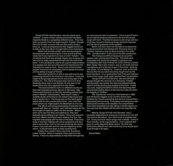 Depeche Mode - Songs Of Faith And Devotion | Legacy (88985337041) - 4