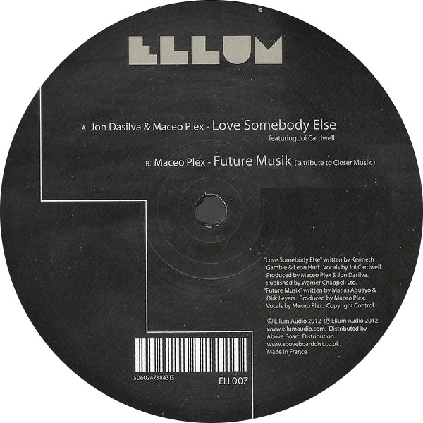 Jon Dasilva & Maceo Plex - Love Somebody Else | Ellum Audio (ELL007) - 2 Jon Dasilva & Maceo Plex - Love Somebody Else | Ellum Audio (ELL007) - 2