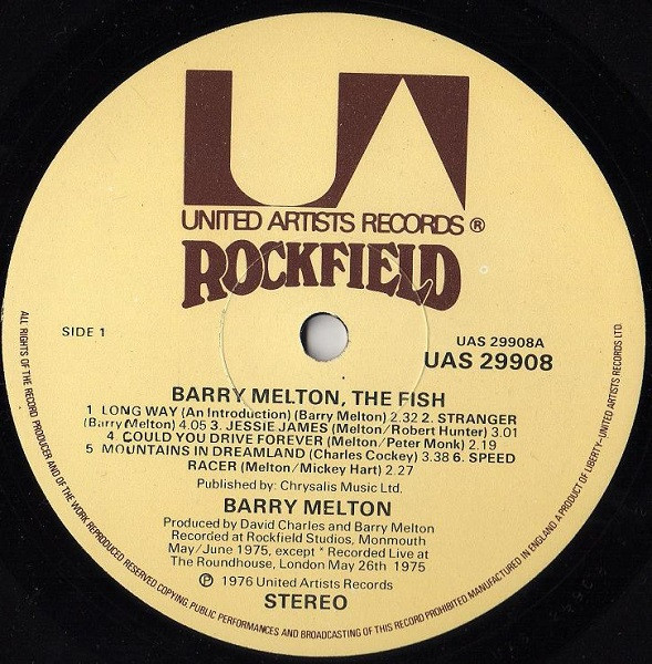 Barry Melton - The Fish | United Artists Records (UAS 29908) - 3 Barry Melton - The Fish | United Artists Records (UAS 29908) - 3