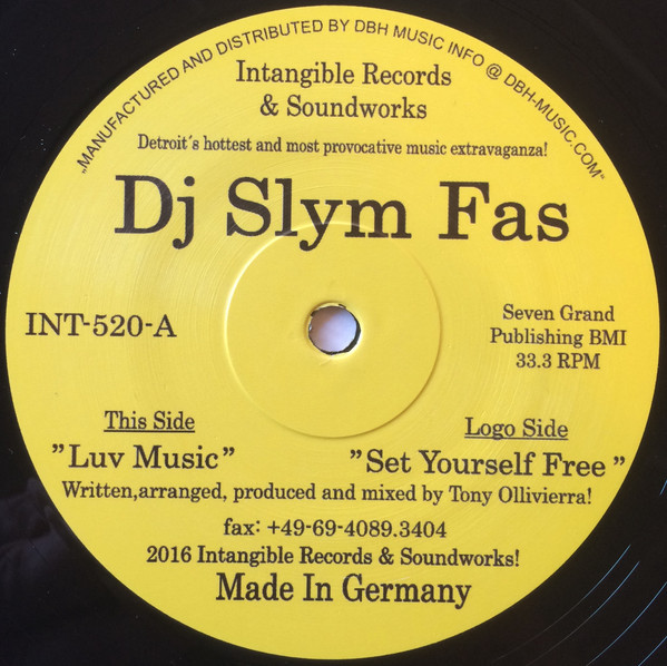 DJ Slym Fas - Luv Music | Intangible Records & Soundworks (INT-520)