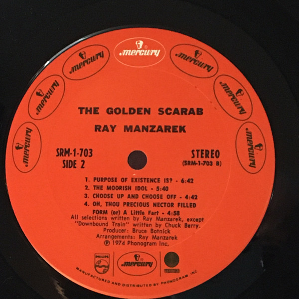Ray Manzarek - The Golden Scarab (A Rhythm Myth) | Mercury (SRM 1-703) - 4 Ray Manzarek - The Golden Scarab (A Rhythm Myth) | Mercury (SRM 1-703) - 4