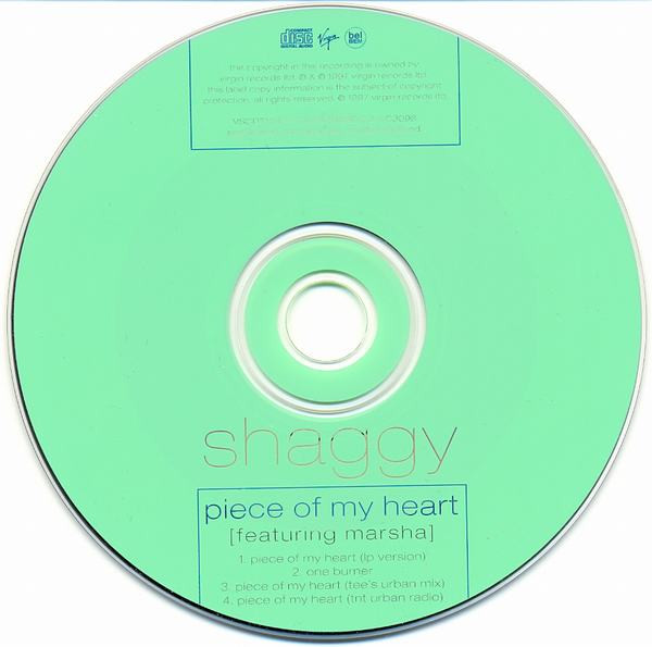 Shaggy featuring Marsha - Piece Of My Heart | Virgin (VSCDT1647) - 3