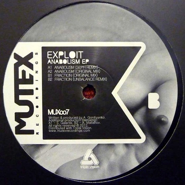 Exploit - Anabolism EP | Mutex Recordings (MUX007)