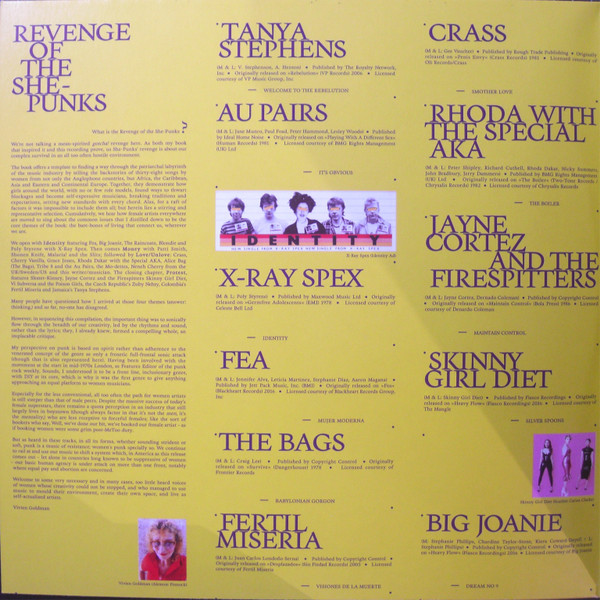 Various - Revenge Of The She-Punks - A Feminist Music History | Tapete Records (TR526) - 2 Various - Revenge Of The She-Punks - A Feminist Music History | Tapete Records (TR526) - 2