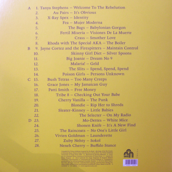Various - Revenge Of The She-Punks - A Feminist Music History | Tapete Records (TR526) - 4 Various - Revenge Of The She-Punks - A Feminist Music History | Tapete Records (TR526) - 4