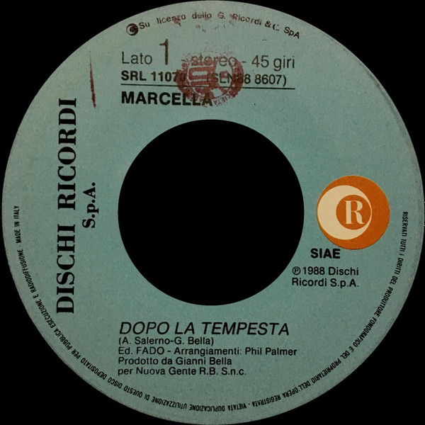 Marcella Bella - Dopo La Tempesta | Ricordi (SRL 11070) - 3